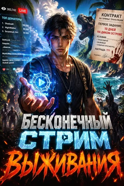 Бесконечный стрим выживания - обложка