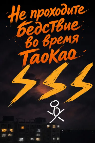 Не проходите бедствие во время Гаокао