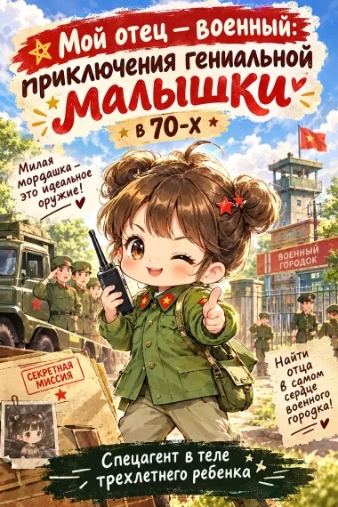 Мой отец — военный: приключения гениальной малышки в 70-х - обложка