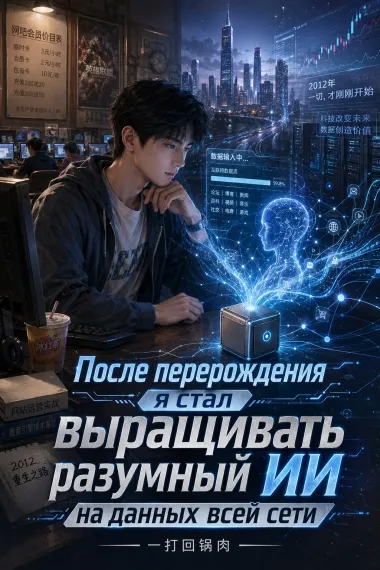 После перерождения я стал выращивать разумный ИИ на данных всей сети - обложка
