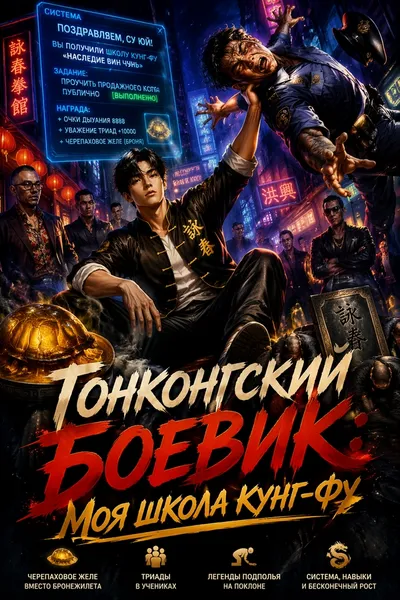 Гонконгский боевик: Моя школа кунг-фу - обложка