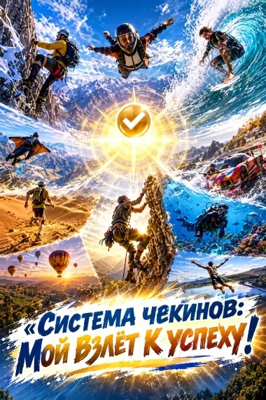 «Система чекинов: Мой взлёт к успеху!» - обложка