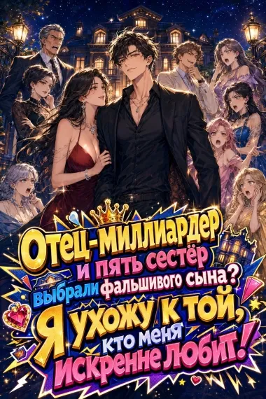 Отец-миллиардер и пять сестёр выбрали фальшивого сына? Я ухожу к той, кто меня искренне любит! - обложка