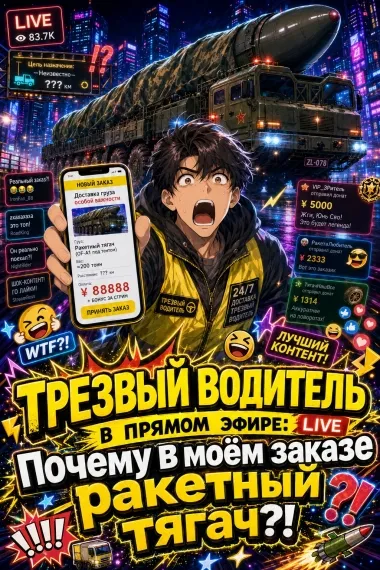 Трезвый водитель в прямом эфире: Почему в моём заказе ракетный тягач?!