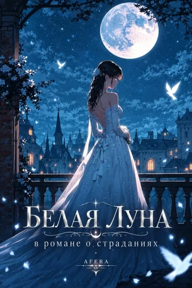 Белая луна в романе о страданиях - обложка