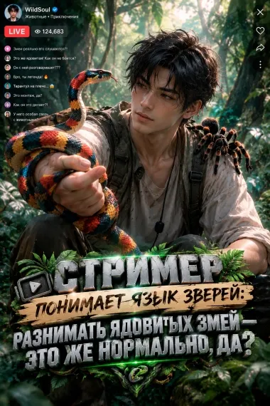 Стример понимает язык зверей: Разнимать ядовитых змей — это же нормально, да?