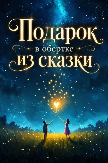Подарок в обертке из сказки - обложка