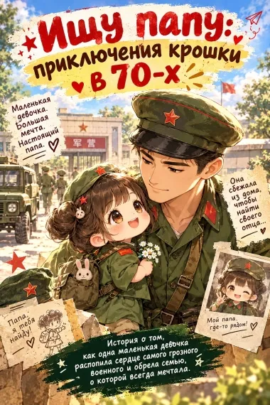 Ищу папу: приключения крошки в 70-х - обложка