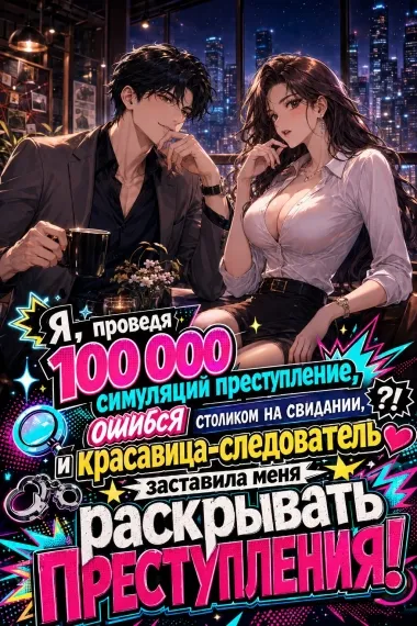 Я, проведя 100 000 симуляций преступление, ошибся столиком на свидании, и красавица-следователь заставила меня раскрывать преступления! - обложка