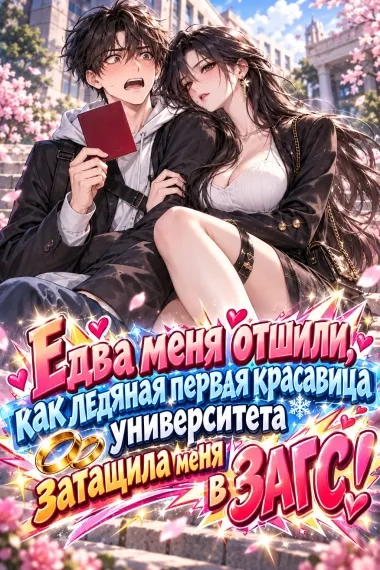 Едва меня отшили, как ледяная первая красавица университета затащила меня в ЗАГС! - обложка