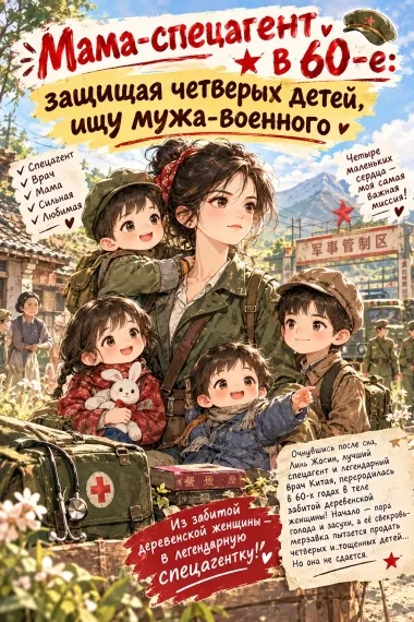 Мама-спецагент в 60-е: защищая четверых детей, ищу мужа-военного - обложка