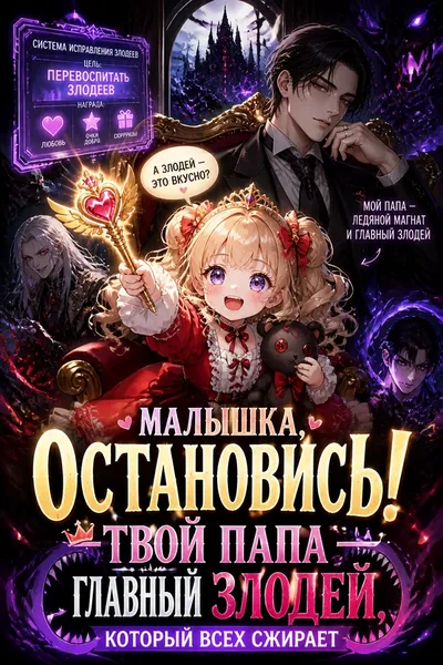 Малышка, остановись! Твой папа — главный злодей, который всех сжирает - обложка