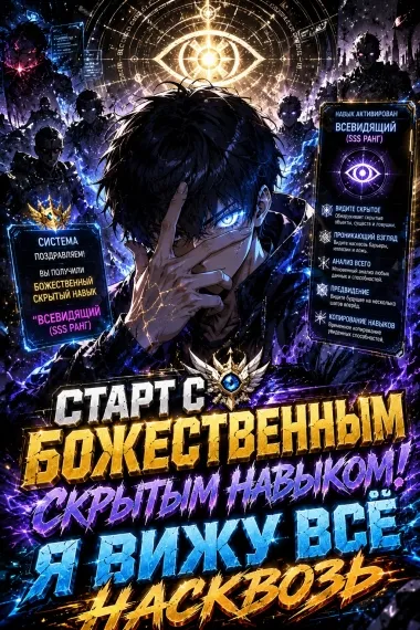 Старт с божественным скрытым навыком! Я вижу всё насквозь - обложка