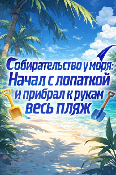 Собирательство у моря: Начал с лопаткой и прибрал к рукам весь пляж