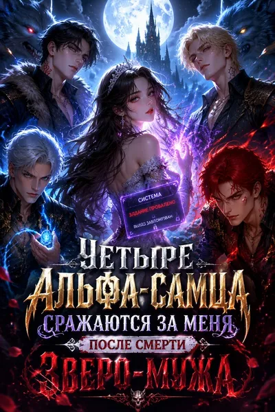 Четыре альфа-самца сражаются за меня после смерти зверо-мужа