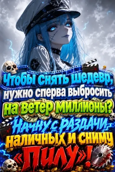 Чтобы снять шедевр, нужно сперва выбросить на ветер миллионы? Начну с раздачи наличных и сниму «Пилу»! - обложка
