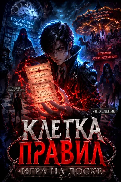 Клетка правил: Игра на доске - обложка новеллы