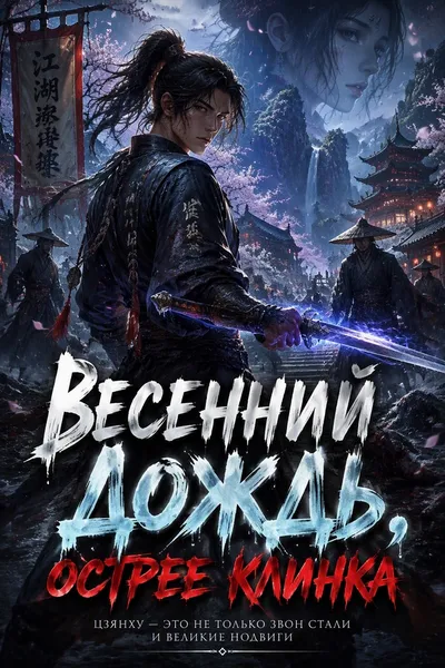 Весенний дождь, острее клинка - обложка