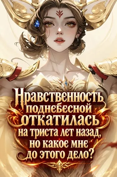 Нравственность поднебесной откатилась на триста лет назад, но какое мне до этого дело?
