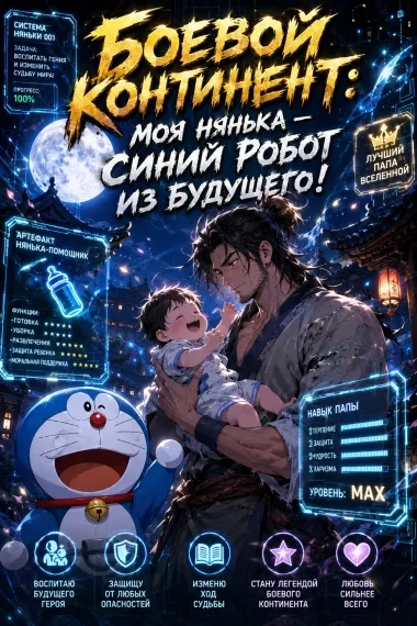 Боевой континент: Моя нянька — синий робот из будущего!