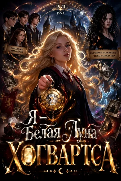 Я — Белая Луна Хогвартса - обложка