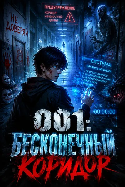 001: Бесконечный коридор - обложка новеллы