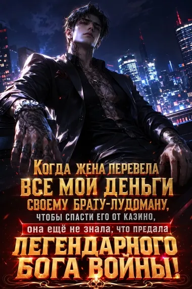 Когда жена перевела все мои деньги своему брату-лудоману, чтобы спасти его от казино, она ещё не знала, что предала легендарного Бога Войны! - обложка
