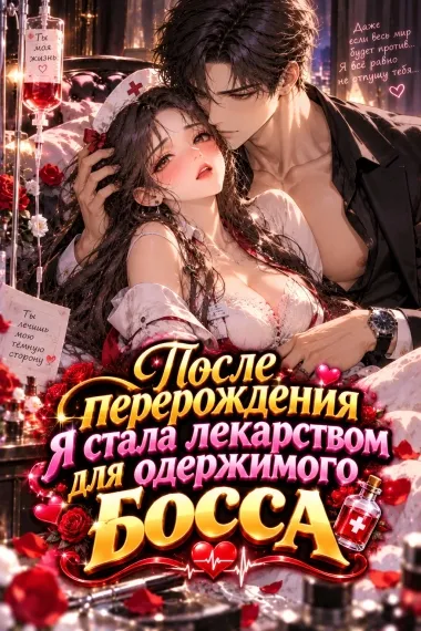 После перерождения я стала лекарством для одержимого босса - обложка