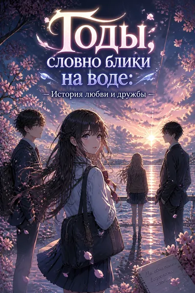 Годы, словно блики на воде: История любви и дружбы - обложка