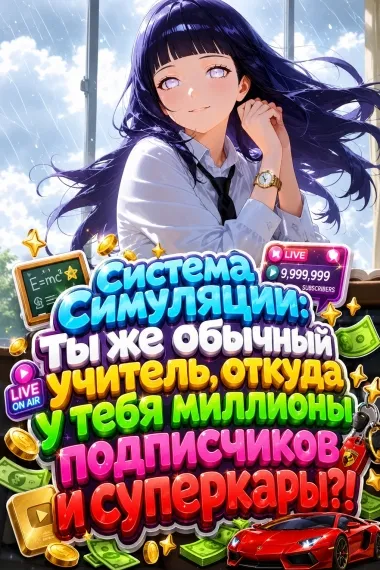 Система Симуляции: Ты же обычный учитель, откуда у тебя миллионы подписчиков и суперкары? - обложка