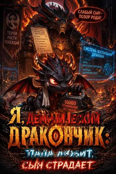 Я, демонический дракончик: Папа любит, сын страдает - обложка