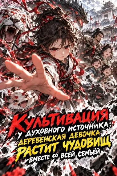 Культивация у духовного источника: деревенская девочка растит чудовищ вместе со всей семьёй - обложка