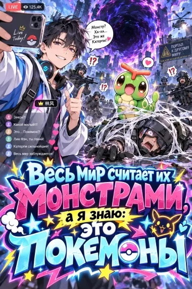 Весь мир считает их монстрами, а я знаю: это покемоны - обложка