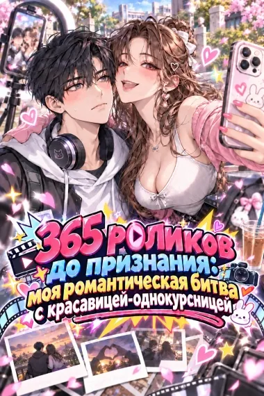 365 роликов до признания: моя романтическая битва с красавицей-однокурсницей - обложка новеллы