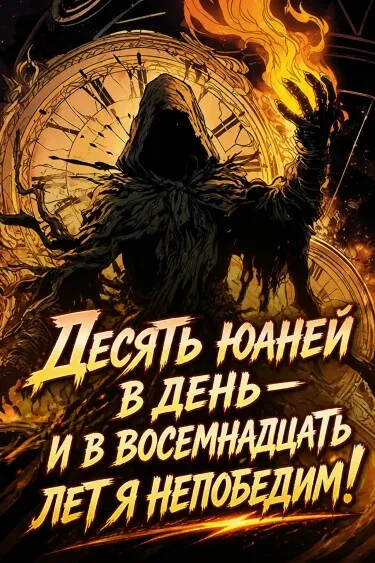Десять юаней в день — и в восемнадцать лет я непобедим! - обложка