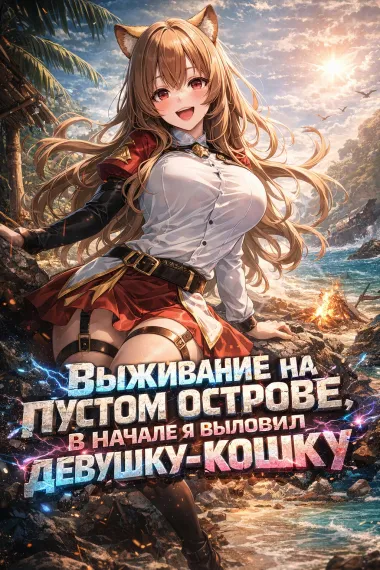 Выживание на пустом острове, в начале я выловил девушку-кошку