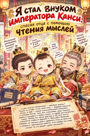 Я стал внуком императора Канси: спасая отца с помощью чтения мыслей - обложка