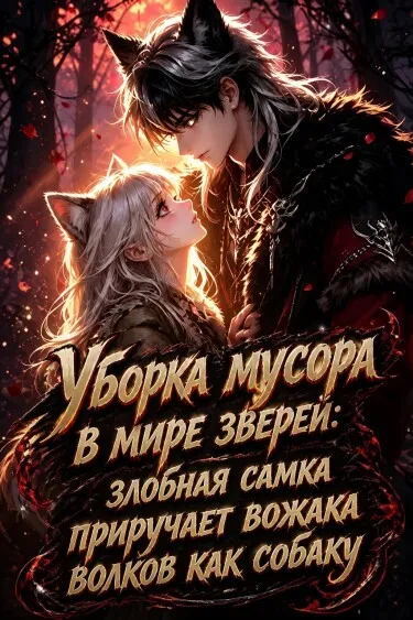 Уборка мусора в мире зверей: злобная самка приручает вожака волков как собаку