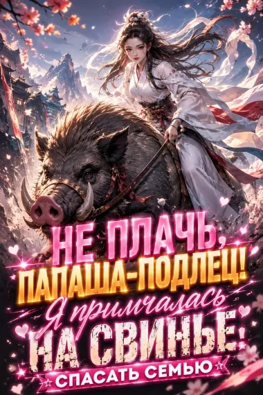 Не плачь, папаша-подлец! Я примчалась на свинье спасать семью - обложка