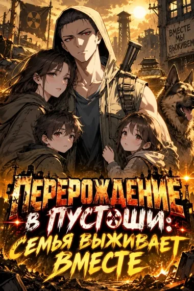 Перерождение в пустоши: Семья выживает вместе - обложка