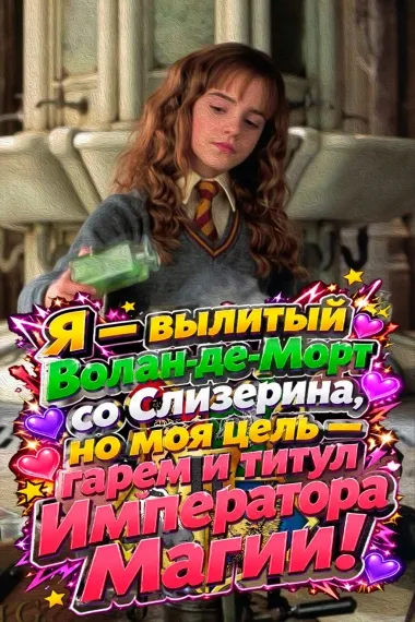 Я — вылитый Волан-де-Морт со Слизерина, но моя цель — гарем и титул Императора Магии! - обложка