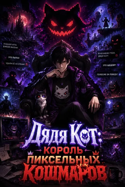 Дядя Кот: Король пиксельных кошмаров