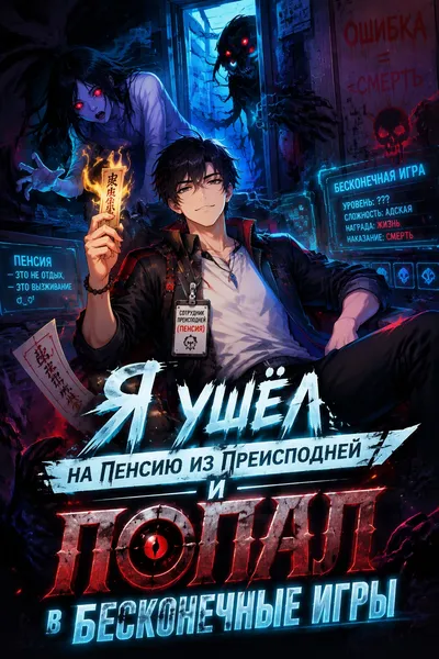 Я ушёл на пенсию из преисподней и попал в бесконечные игры - обложка