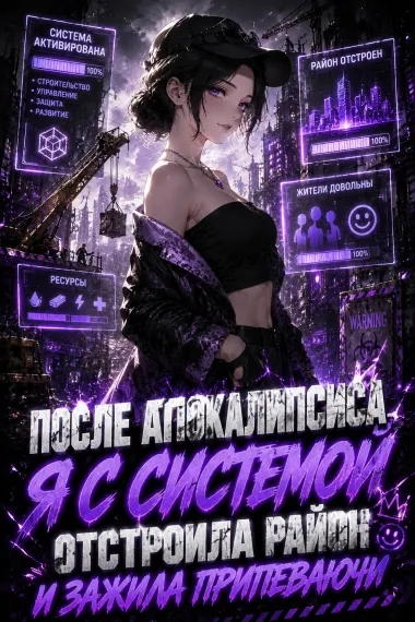После апокалипсиса я с системой отстроила район и зажила припеваючи - обложка