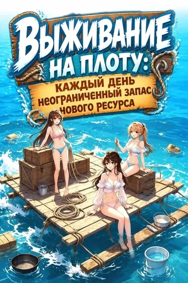 Выживание на плоту: каждый день неограниченный запас нового ресурса - обложка
