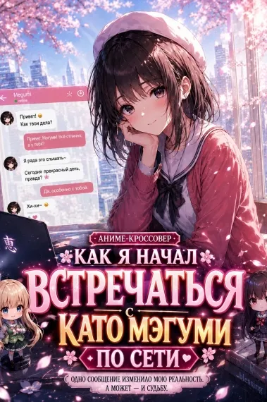 Аниме-Кроссовер: как я начал встречаться с Като Мэгуми по сети - обложка