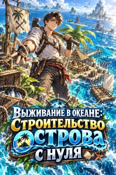 Выживание в океане: Строительство острова с нуля - обложка