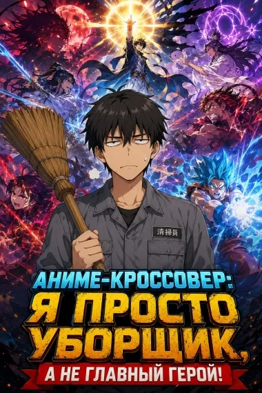 Аниме-кроссовер: Я просто уборщик, а не главный герой!