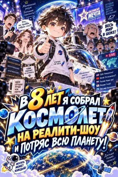В 8 лет я собрал космолет на реалити-шоу и потряс всю планету!