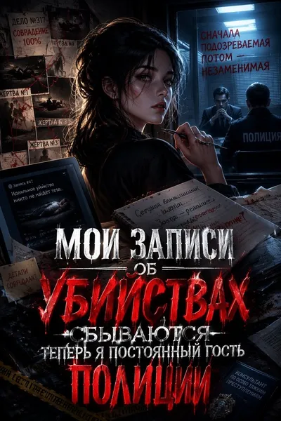 Мои записи об убийствах сбываются — теперь я постоянный гость полиции - обложка